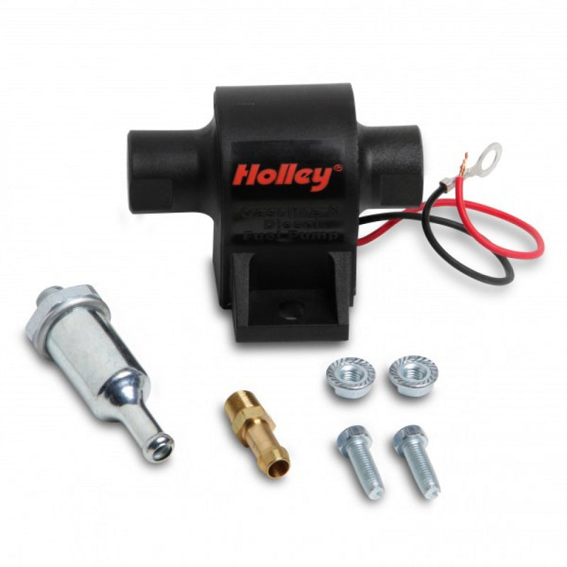 HOLLEY 32 GPH HOLLEY MIGHTY MITE ELECTRIC FUEL PUMP, 4-7 PSI