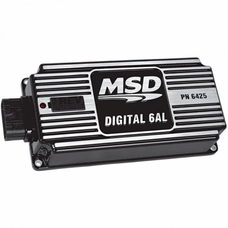 MSD Ignition Unit 6AL High Performance With Built-In Rev Limiter Black