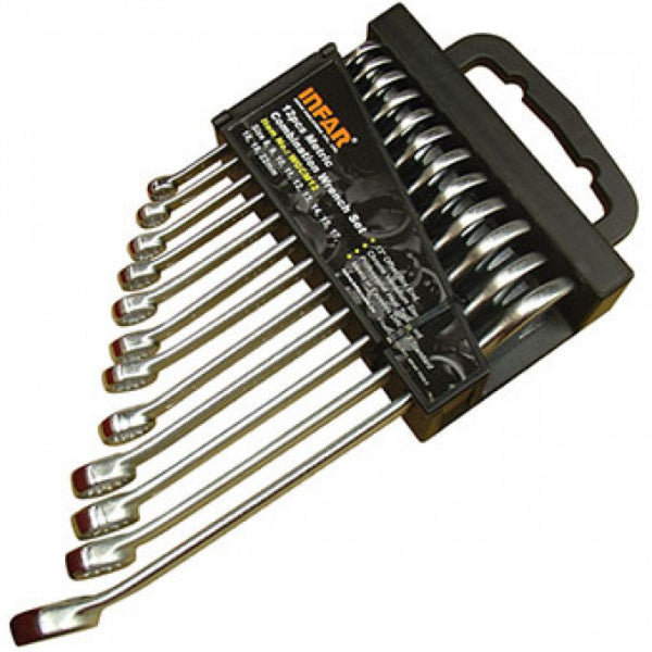 Genius 12Pc 8-22mm ROE Wrench Set Euro Pattern