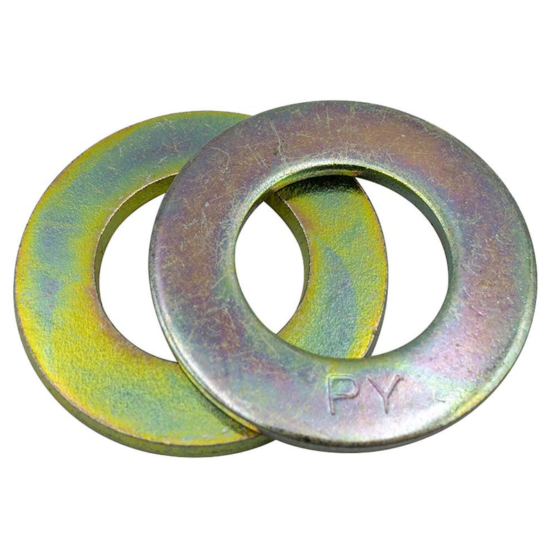 Champion 3/8in x 7/8in x 10G Super H/Duty Flat Steel Washer 100 Pack