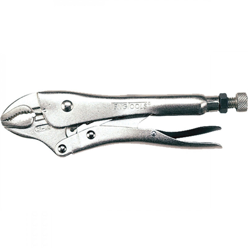 Teng 4in Power Grip Plier Curved Jaw