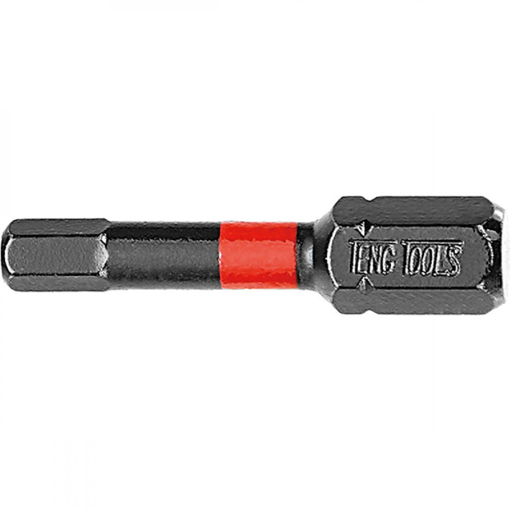 Teng 5Pc 1/4in Hex 3mm Impact Screwdriver Bit 30mm