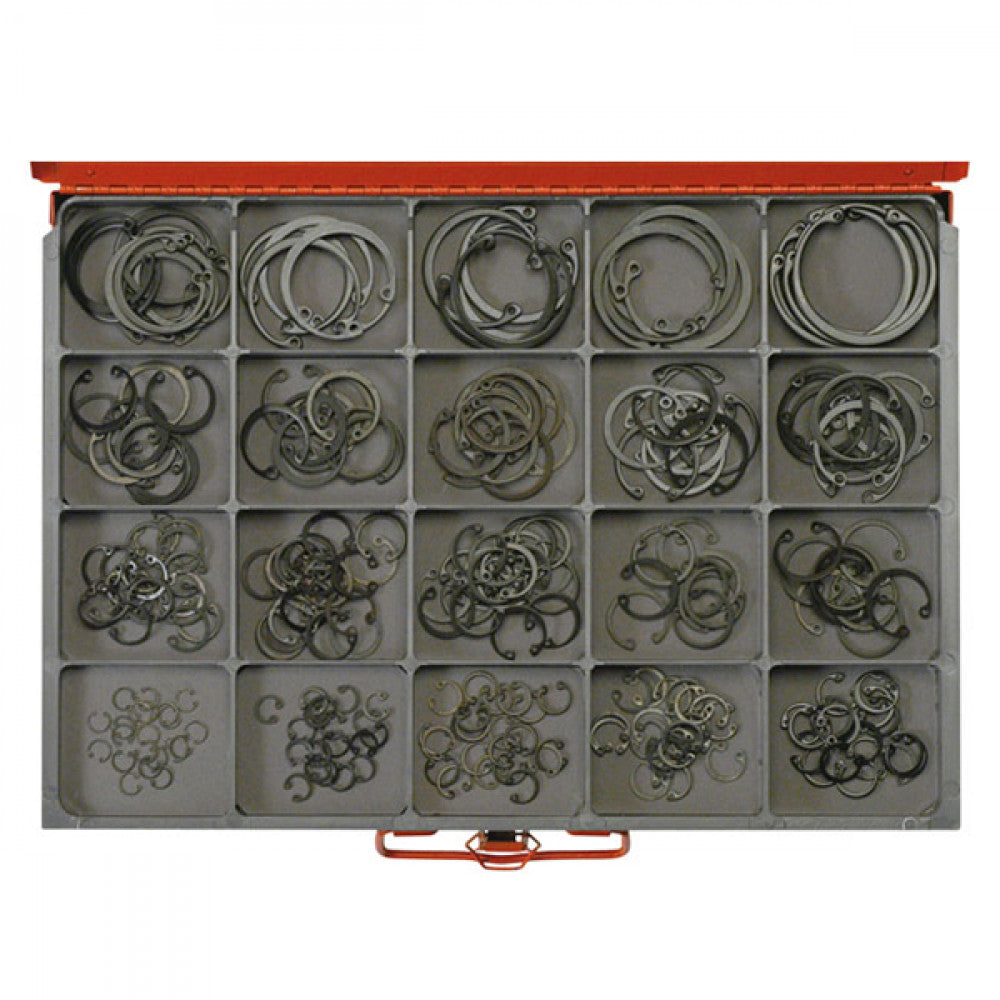 260Pc Master Internal Circlip Assortment - Metric