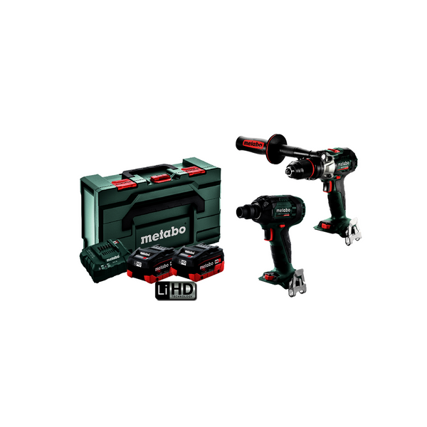 Metabo 18V 130Nm Impact Drill And 300Nm Impact Driver Kit