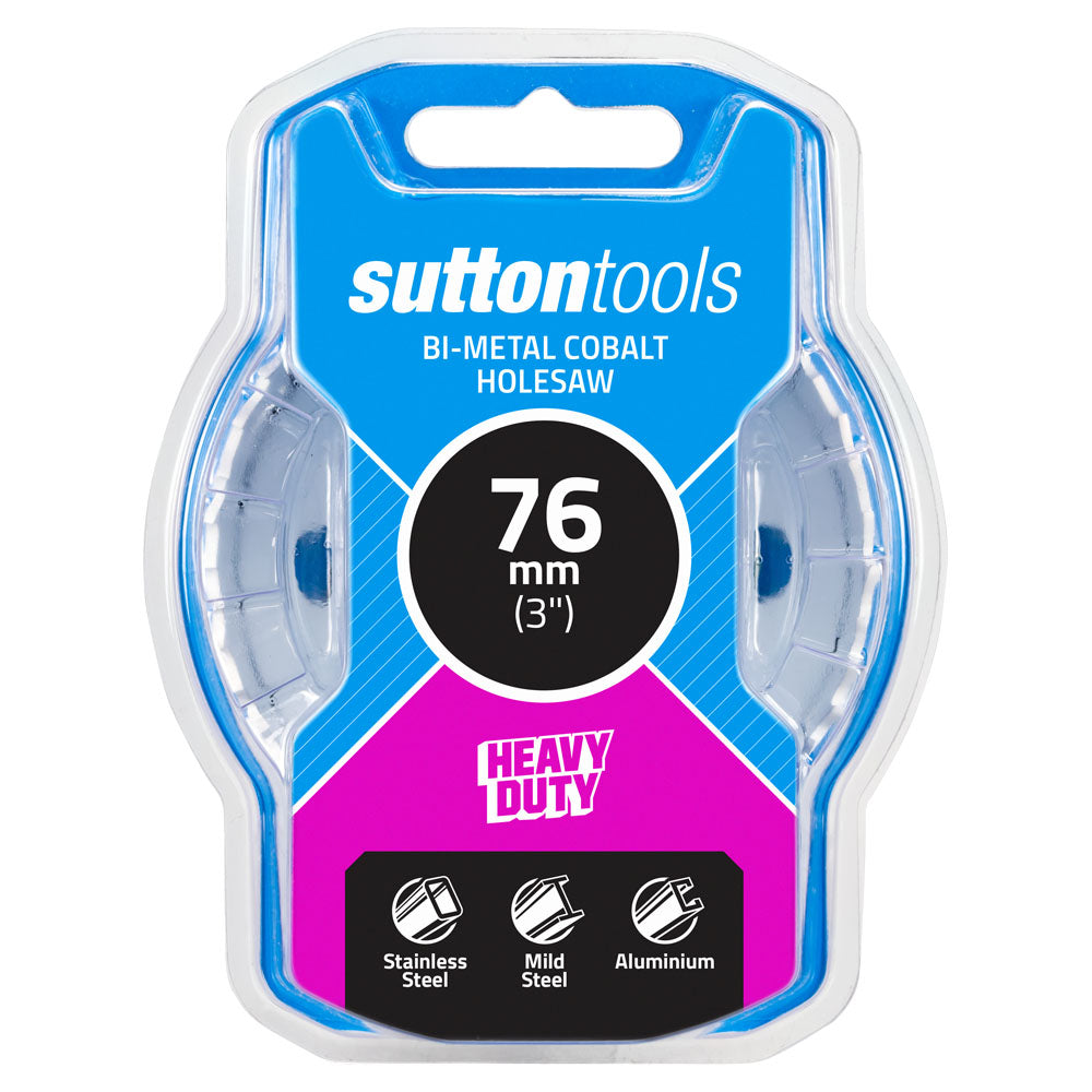 76mm Sutton Tools Bi-Metal Cobalt Holesaw