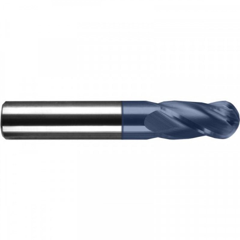 2mm 4 Fl Ti-Namite A Ball Nose Carbide Endmill