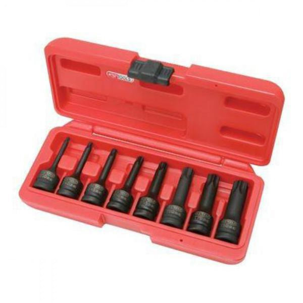 Torx Bit Set Impact 1/2"Dr - Contains T30, T40, T45, T50, T55, T60 & T70 Bits