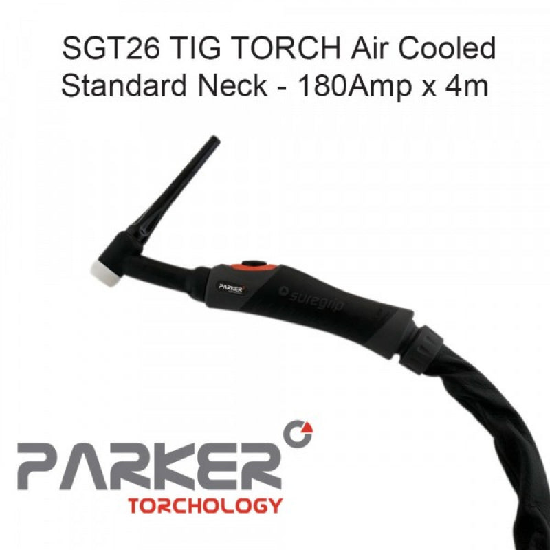 Parker 26 Suregrip Tig Torch x 4m QF Gas Conn