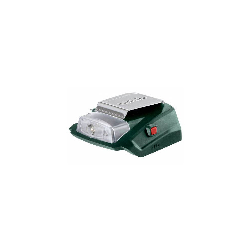 Metabo 14.4/18V Power Adapter With 12V Connection + 2x 5V USB Ports + LED Light