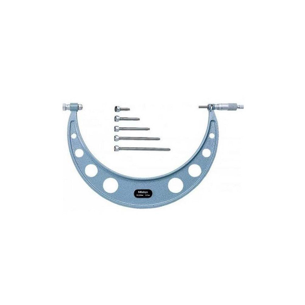 104-139A Mitutoyo Outside Micrometer Set 0-100mm - Interchangeable Anvils