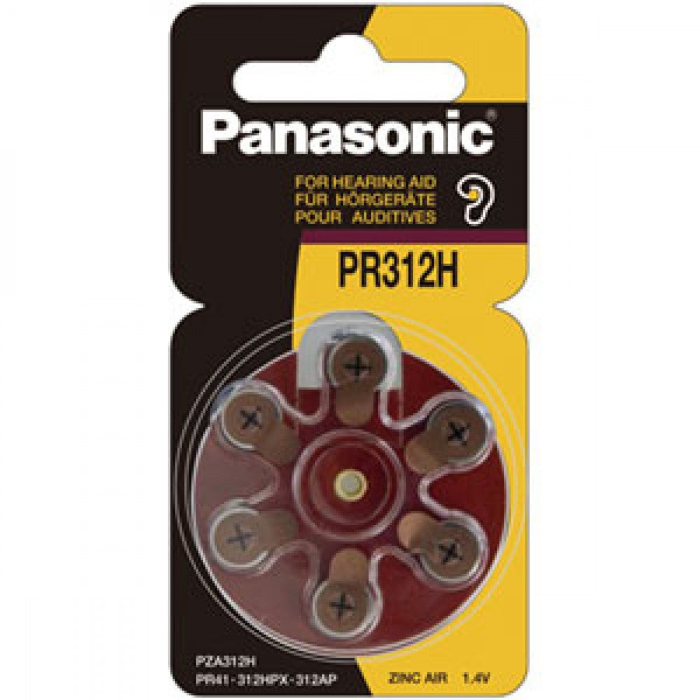 PANASONIC 1.4V PR41 ZINC AIR HEARING AID BATTERY