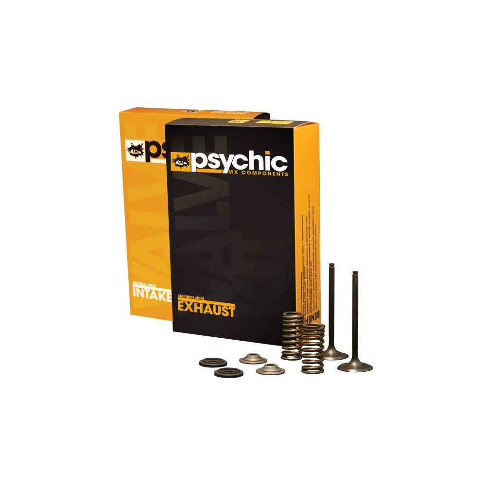 Exhaust Valve Kit Psychic Mx Incl 2 Valves, 2 Springs, Retainers & Seats Honda C