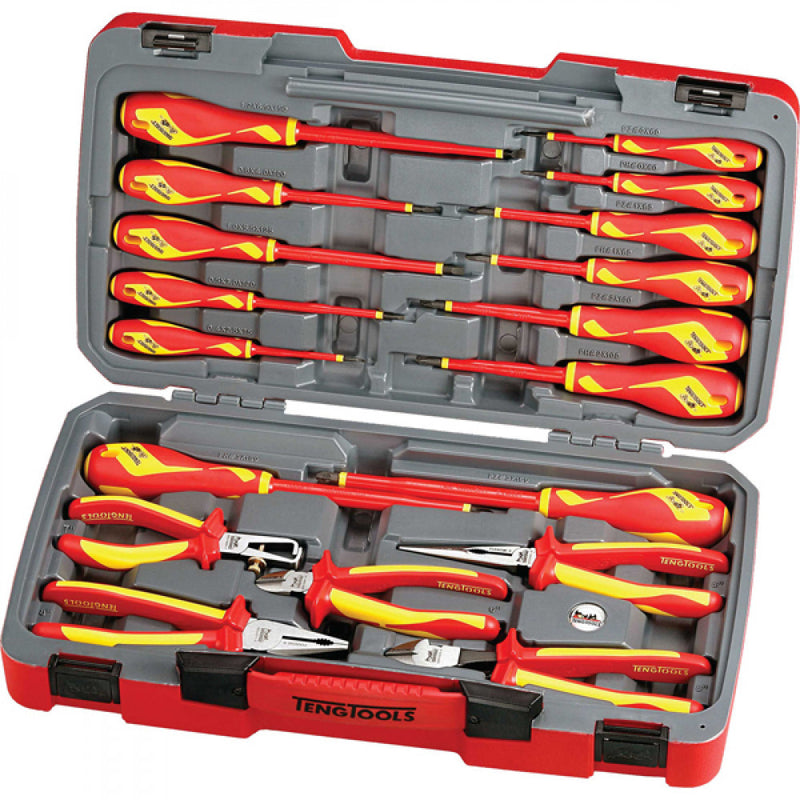 Teng 18Pc 1000V Vde Plier & Screwdriver Set