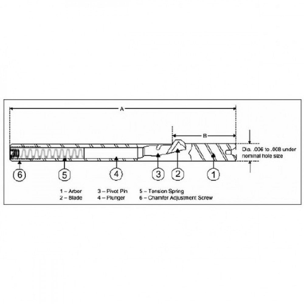 6mm Type B  Deburrmaster Tool