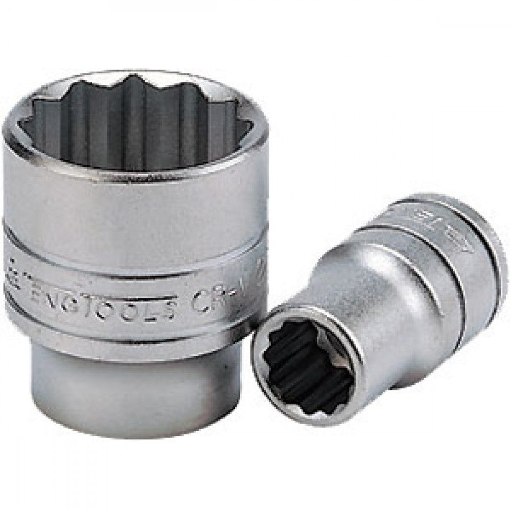 Teng 1/2in Dr. Socket 15mm 12Pnt