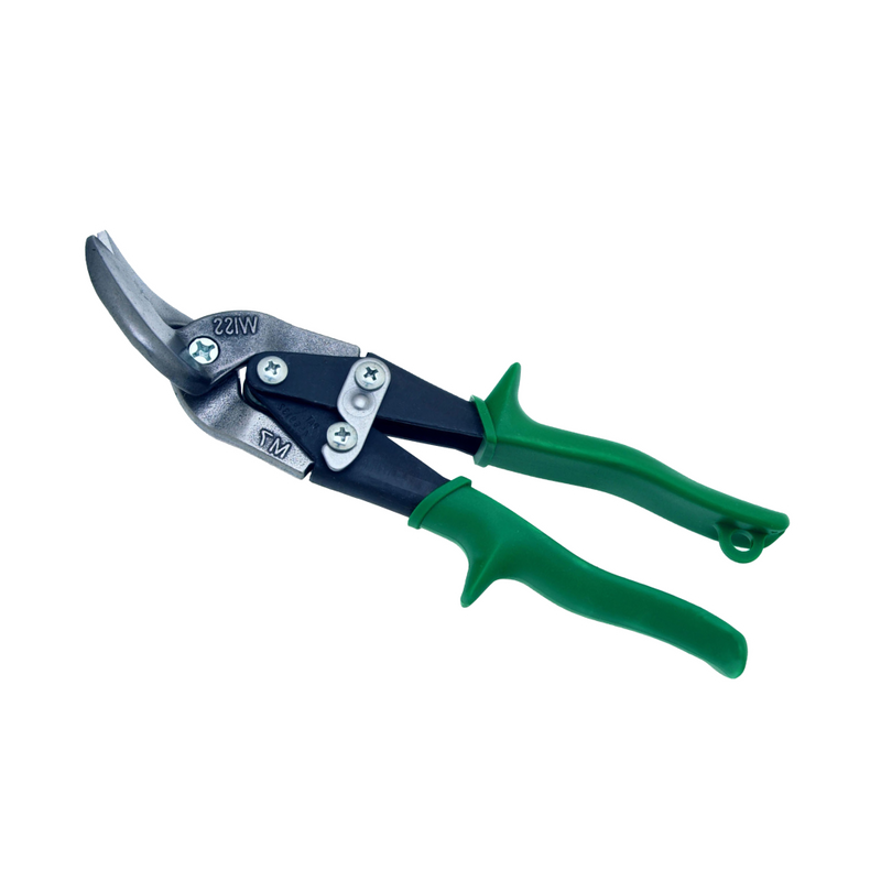 Crescent Wiss Snips Aviation Offset Right Cut Green Grips