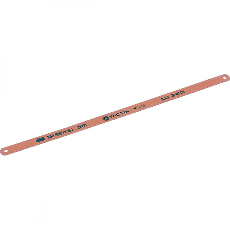 Tactix Hacksaw Blade 2Pc 300mm/12in Hss 24T