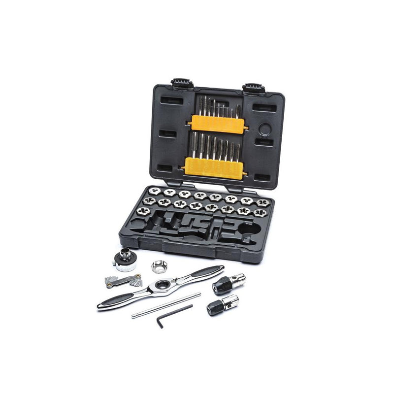 GearWrench Tap & Die Set Medium Ratcheting MET 42Pc  3886