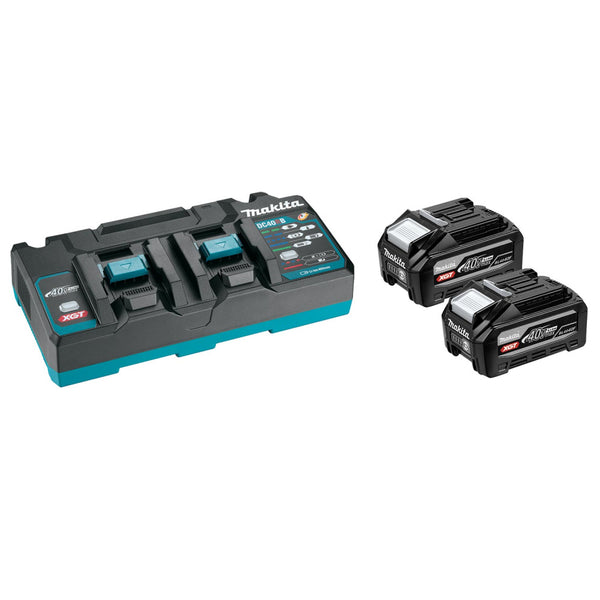 MAKITA 40Vmax XGT High Output Battery And Charger Starter Pack (4.0Ah) 1915A7-5