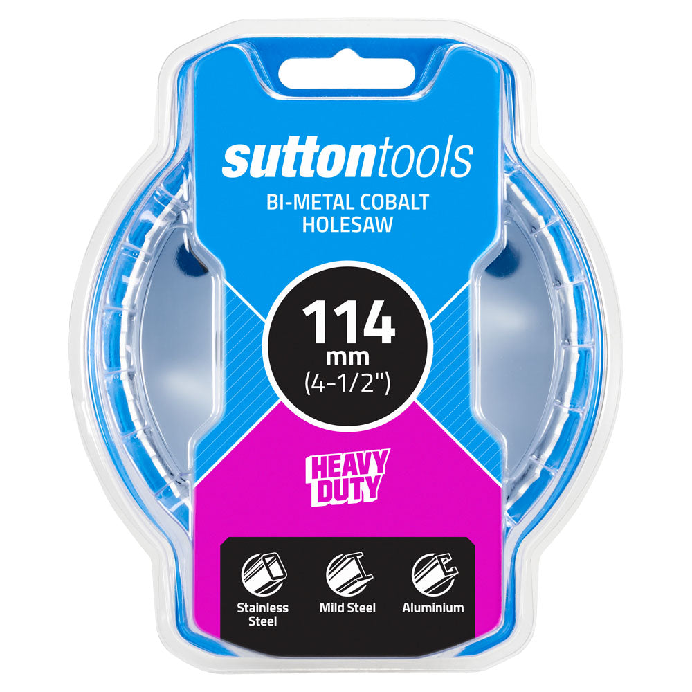 114mm Sutton Tools Bi-Metal Cobalt Holesaw