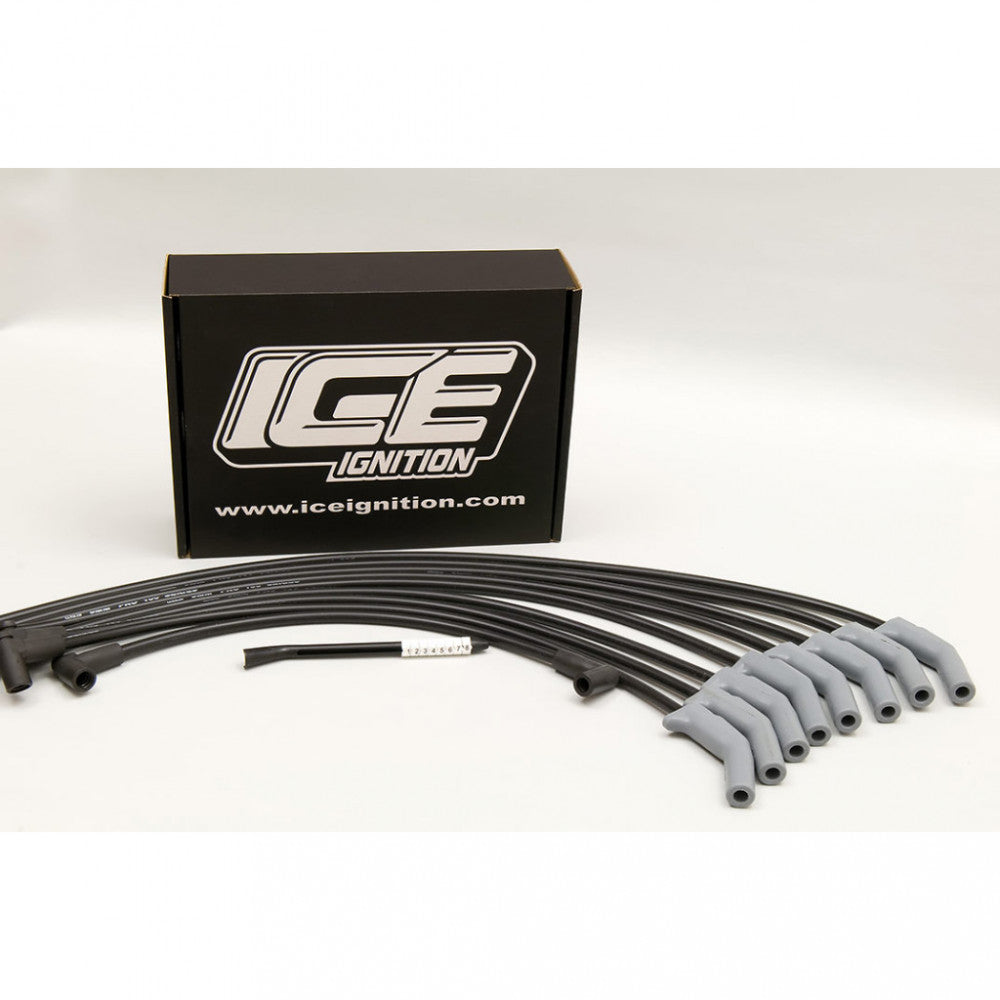 Ice Ignition 9mm Pro 100 Series Ignition Leads STRAIGHT #ICUNISTR