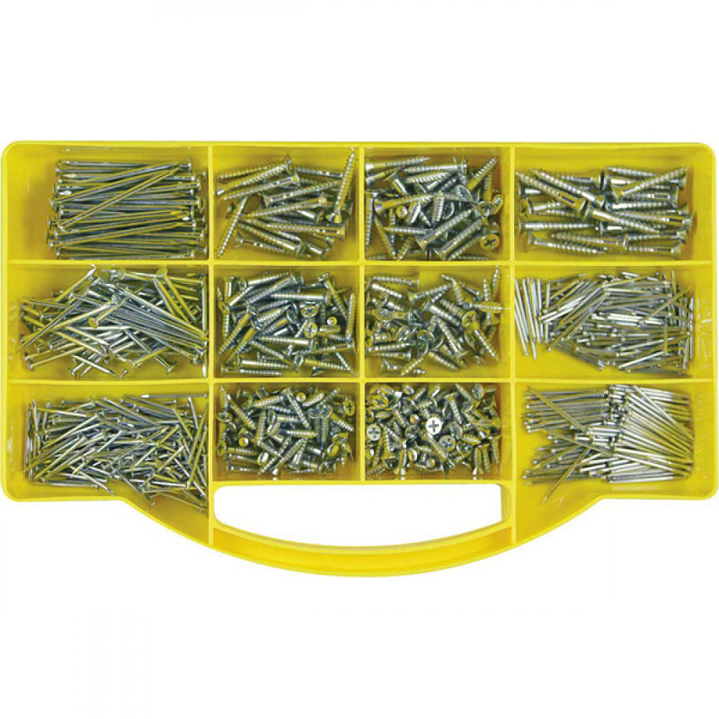 Champion Gj Grab Kit 800Pc Woodscrews & Nails Kit*