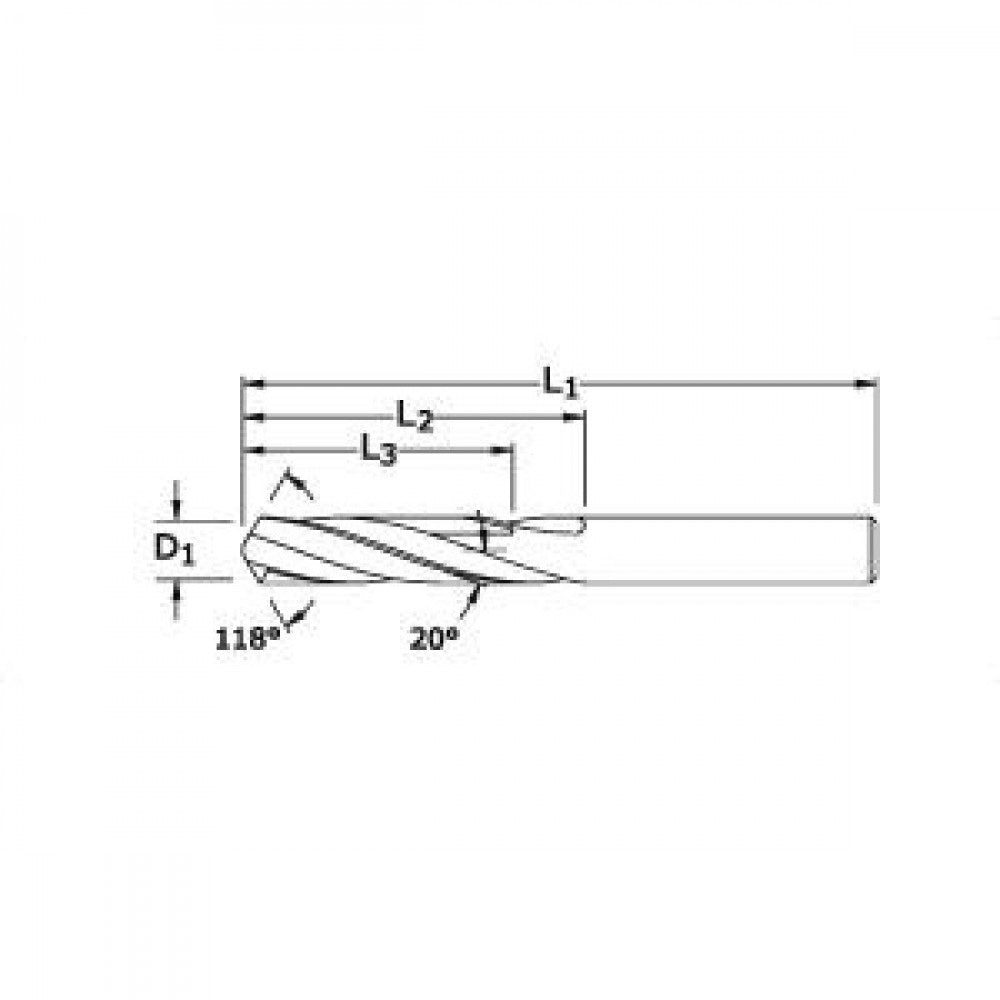 3.5mm 101M Carbide Drill