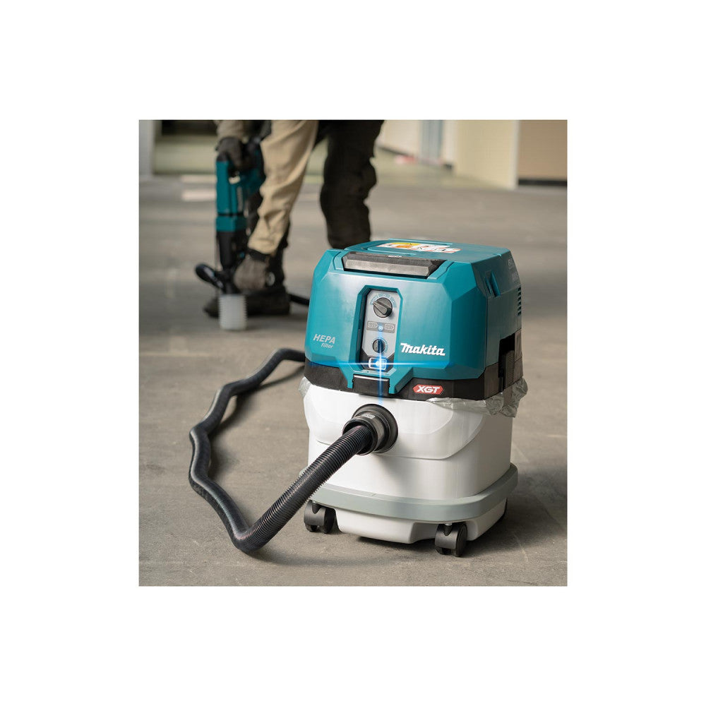 MAKITA 40Vmax XGT Brushless 15L AWS HEPA Dust Extraction Vacuum - KIT