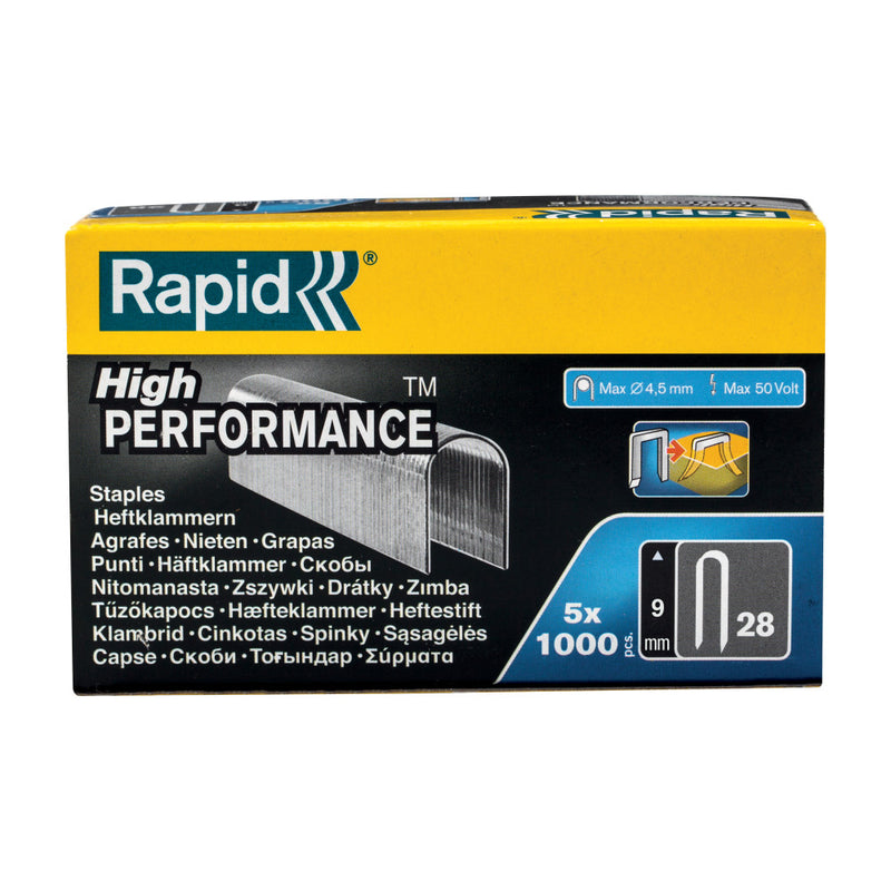 Rapid Staples 28/9 Mini 1000pcs