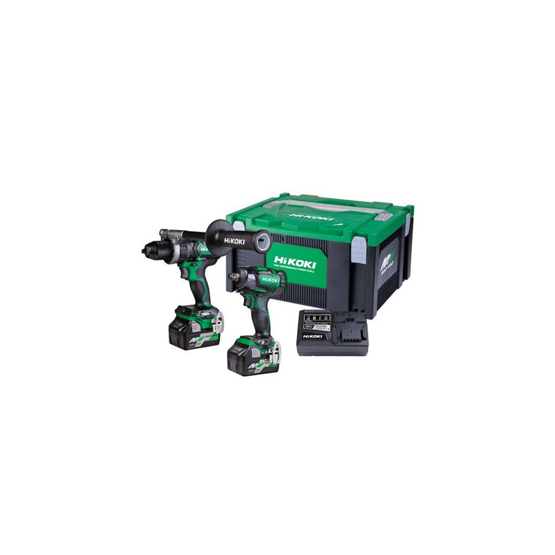 HiKOKI 36V Premium Brushless Impact Drill & Wrench Kit