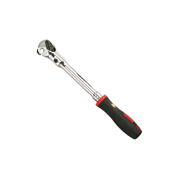 3/8"Dr. 72-tooth Reversible Rotor Ratchet W/ Comfort Grip Handle.