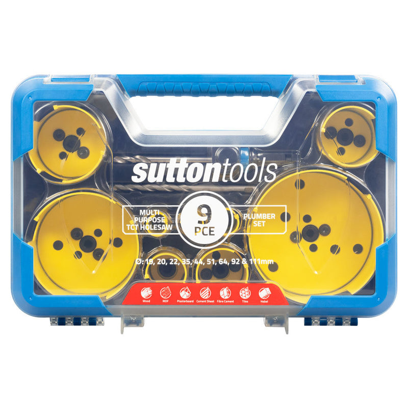 Sutton Multipurpose TCT Holesaw Plumber Set