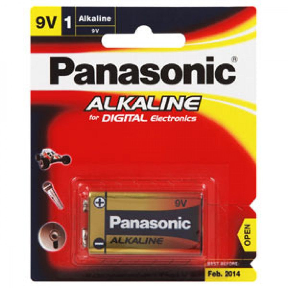 Panasonic 9V Battery Alkaline (1Pk)