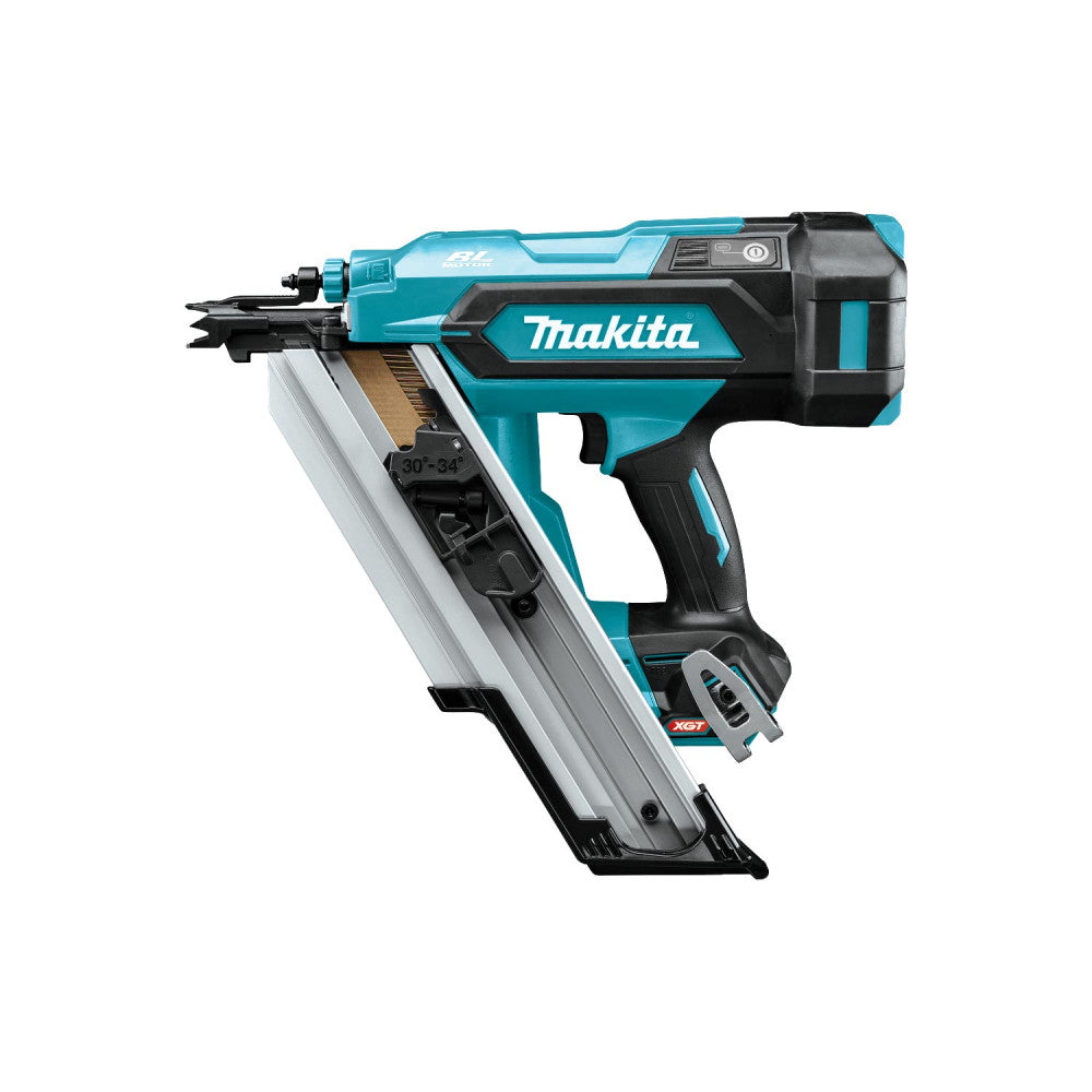 MAKITA BN001GD101 40Vmax XGT Brushless 30°-34° Framing Nailer Kit