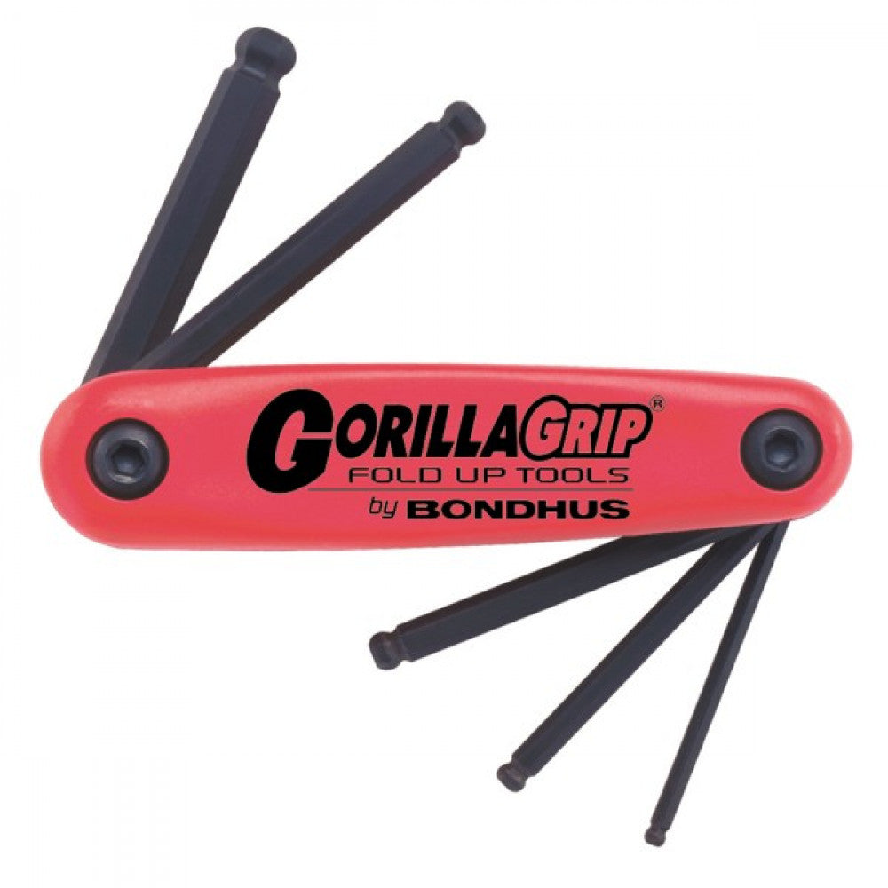 5-10mm Bondhus 5Pce Gorillagrip Ball End Set