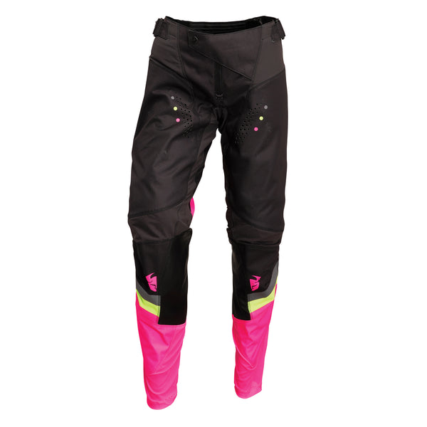 Pant S22 Thor MX Pulse Women Rev Charcoal/Pink Size 7/8