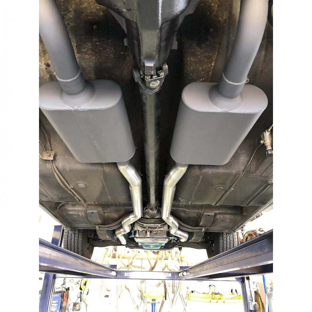 AFTERBURNER Universal 2 Chamber 3 in.Offset Inlet/Center Outlet Muffler#ABE43041