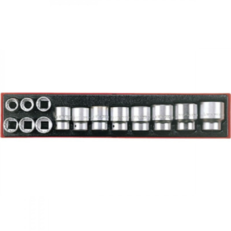 14Pc 3/4in Dr. 12-Pnt Socket Set 7/8-1-7/8in