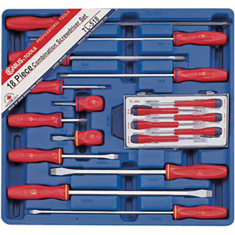 Genius 18Pc Screwdriver Set