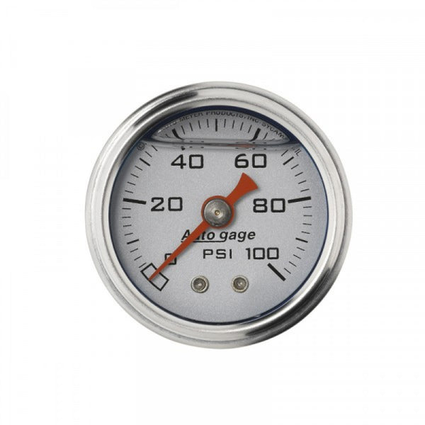 AutoGage 1-1/2" Fuel Pressure Gauge, 0-100psi