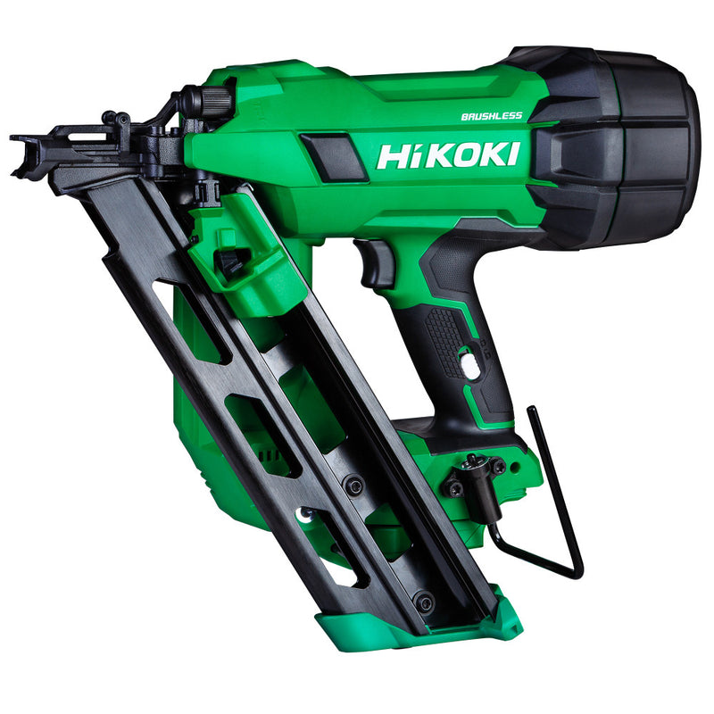 HiKOKI 18V Gasless 90mm Framing & 16ga Angled Brad Nailer Kit - KC18DCAM(GRZ)