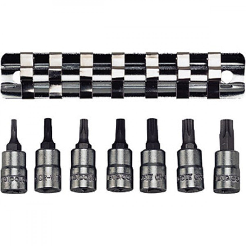 Teng 7Pc 1/4in Dr. Tx Bit Socket Set 10-40