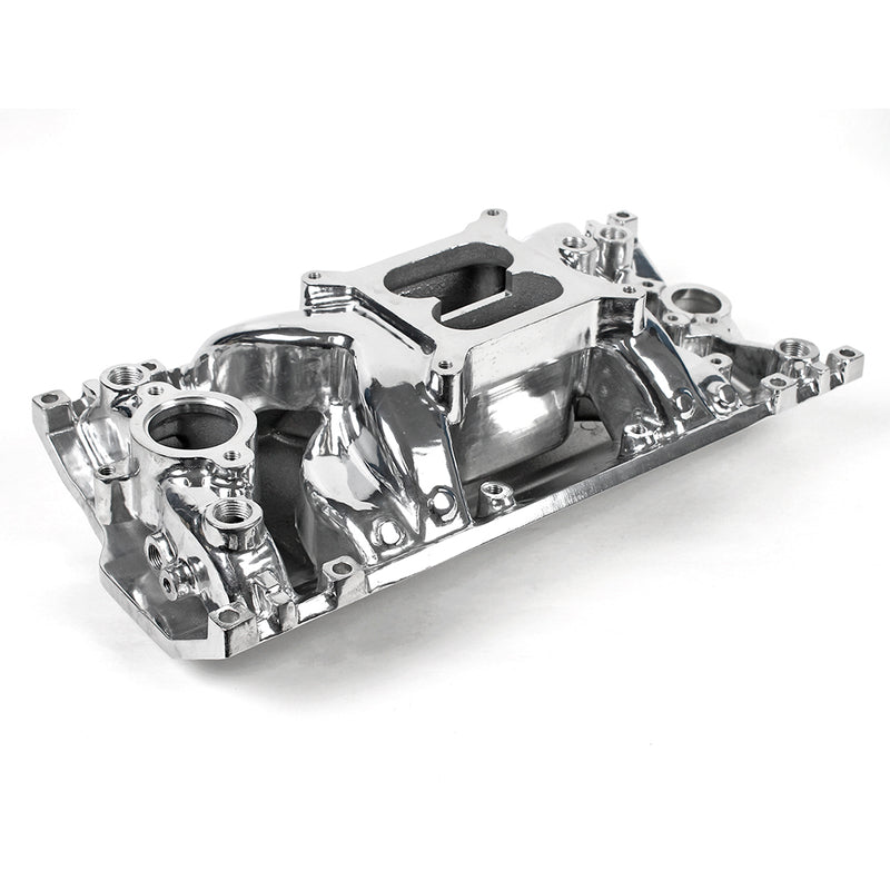 Chev SB Vortec Intake Manifold 1500-6500 Rpm Dual Plane - Polished