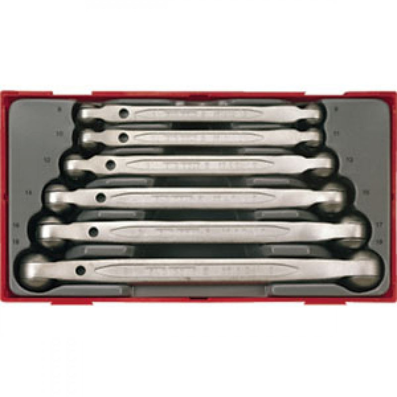 Teng 6Pc Dbl Flex-Head Spanner Set 8-19mm - Tc-Tra