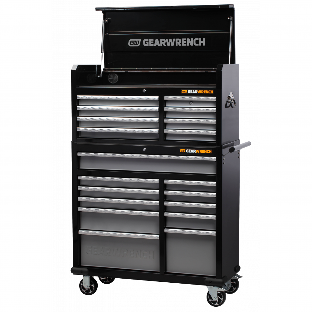 GearWrench Tool Set 268Pc - 11 Drawer Roller Cabinet + 8 Drawer Deep Chest