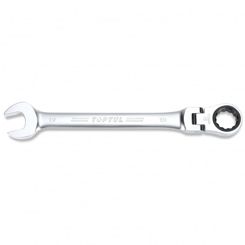 Toptul Flex Head Geared Wrench Set 12pce Metric