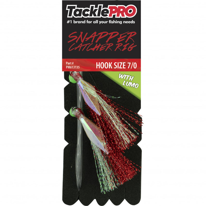 Tacklepro Snapper Catcher Red & Lumo - 7/0