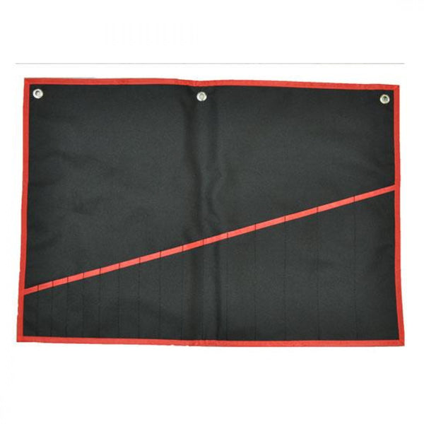 Tool Roll-Up 16 Slot Red/Black POLYESTER HD Comes With Carry Handle