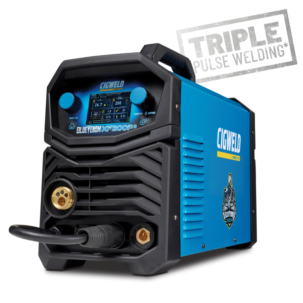 CIGWELD BLUE VENOM  XF200P3 MULTI PROCESS WELDER W1400200
