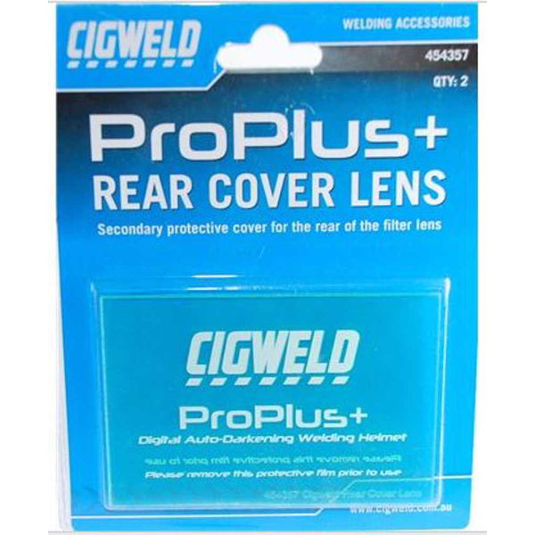 Cigweld Rear Cover Lens, Proplus (2 Pk) - 454357